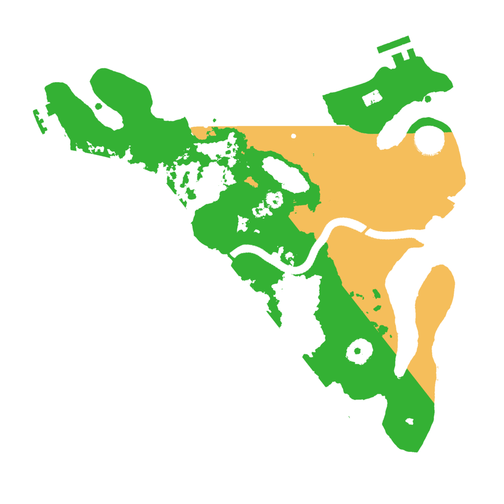 Biome Rust Map: Procedural Map, Size: 3000, Seed: 420368427