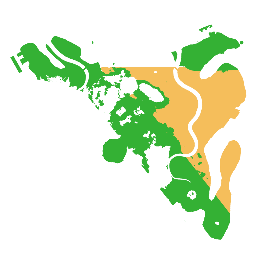 Biome Rust Map: Procedural Map, Size: 3000, Seed: 420368427