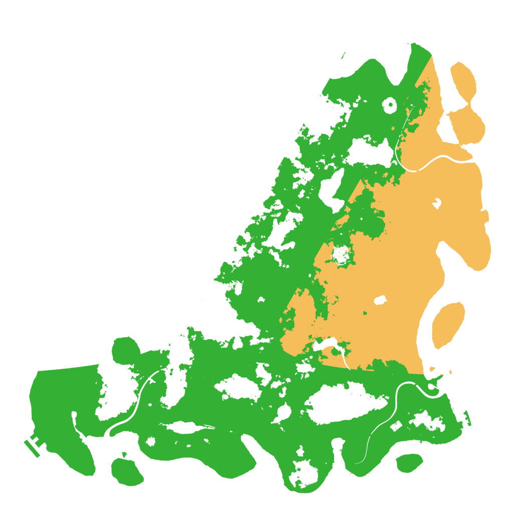 Biome Rust Map: Procedural Map, Size: 5000, Seed: 989