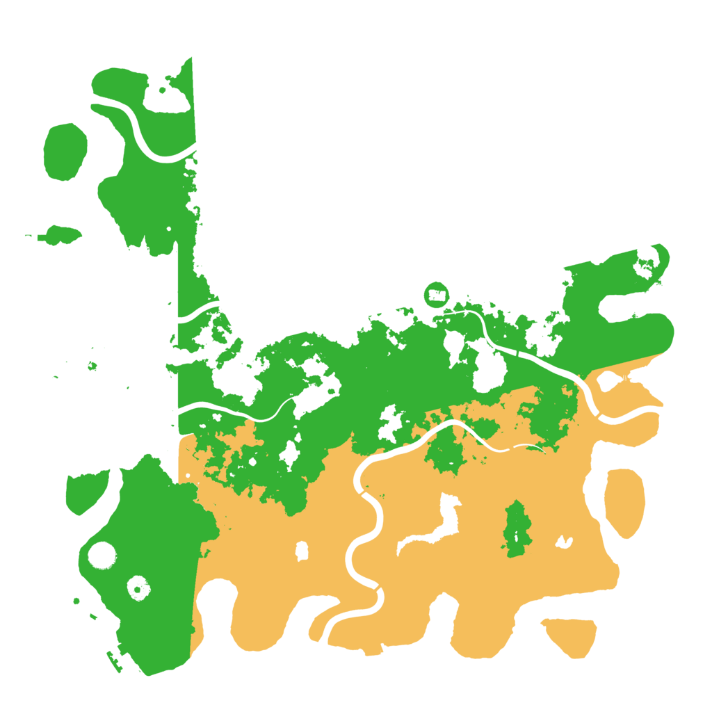 Biome Rust Map: Procedural Map, Size: 4550, Seed: 1
