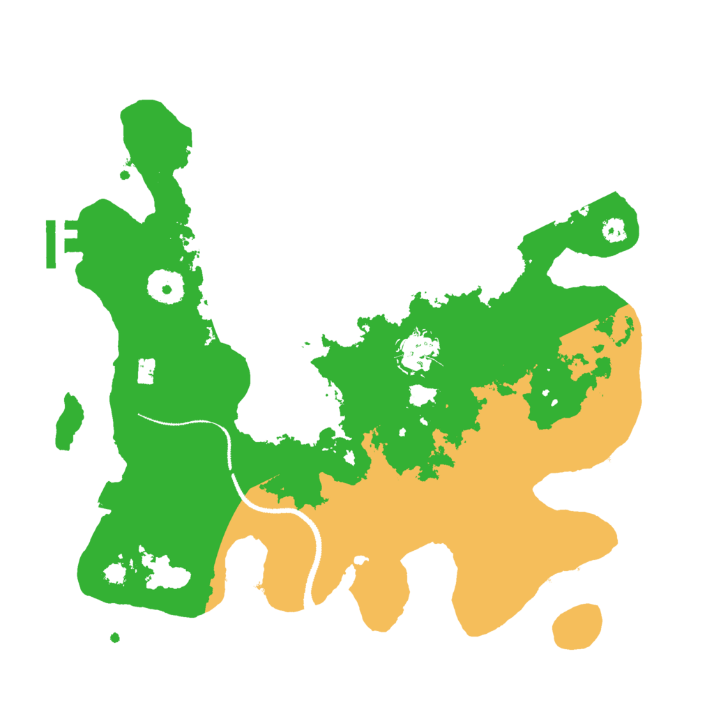 Biome Rust Map: Procedural Map, Size: 3000, Seed: 442050