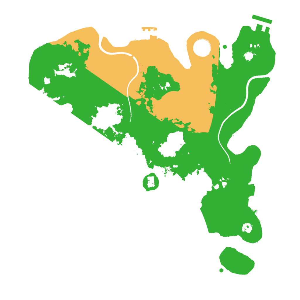 Biome Rust Map: Procedural Map, Size: 3000, Seed: 847627649