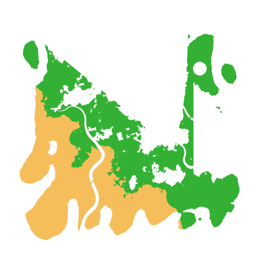 Biome Rust Map: Procedural Map, Size: 3500, Seed: 235433276