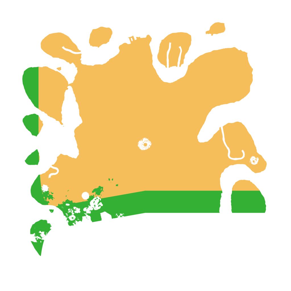 Biome Rust Map: Procedural Map, Size: 3500, Seed: 182412