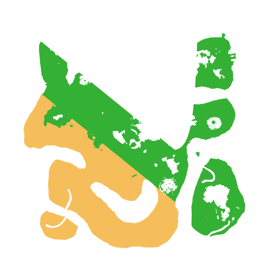 Biome Rust Map: Procedural Map, Size: 3000, Seed: 1122439355