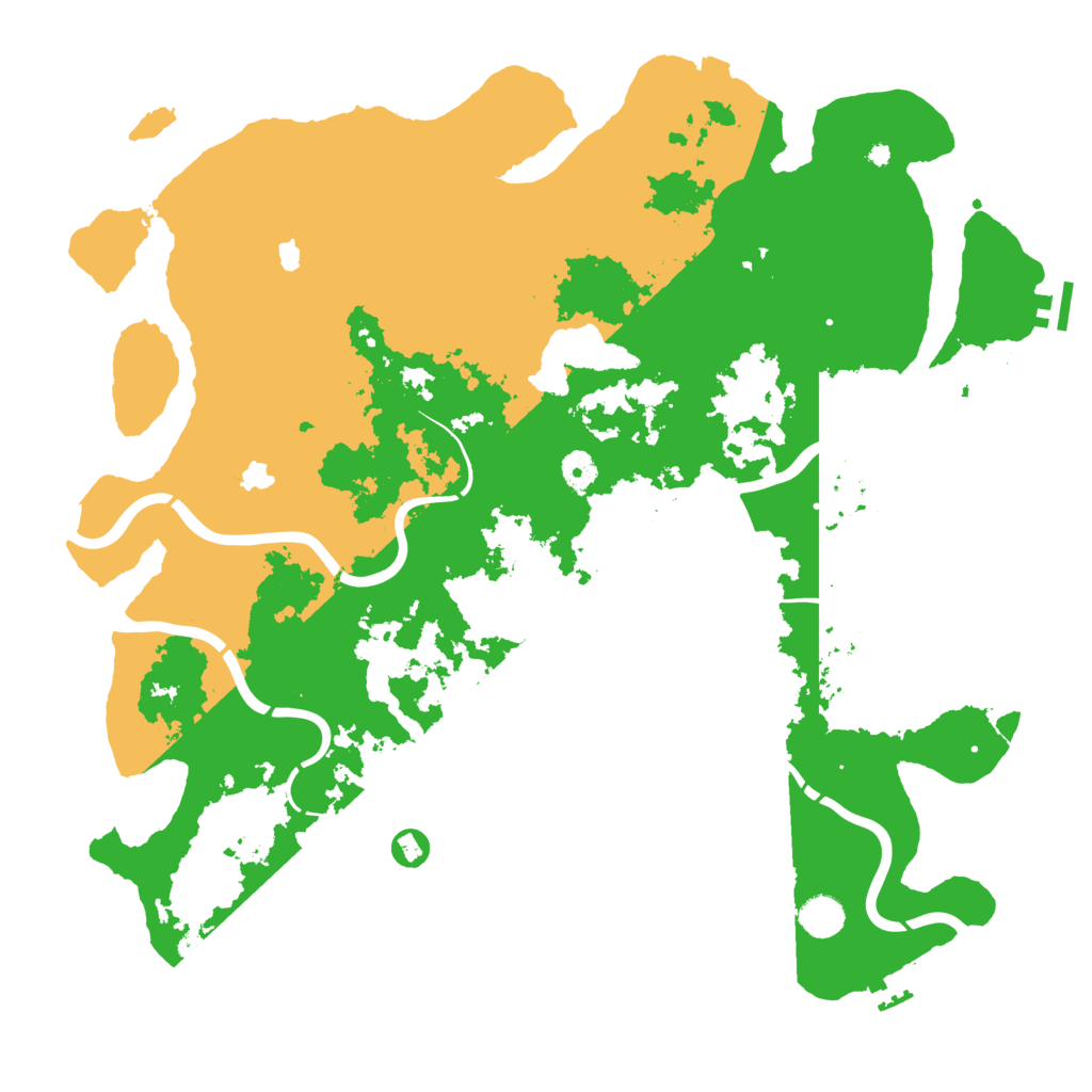 Biome Rust Map: Procedural Map, Size: 4500, Seed: 22603