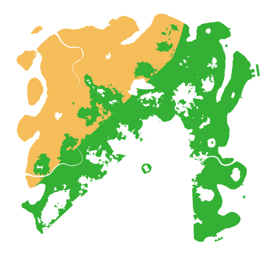 Biome Rust Map: Procedural Map, Size: 4500, Seed: 22603