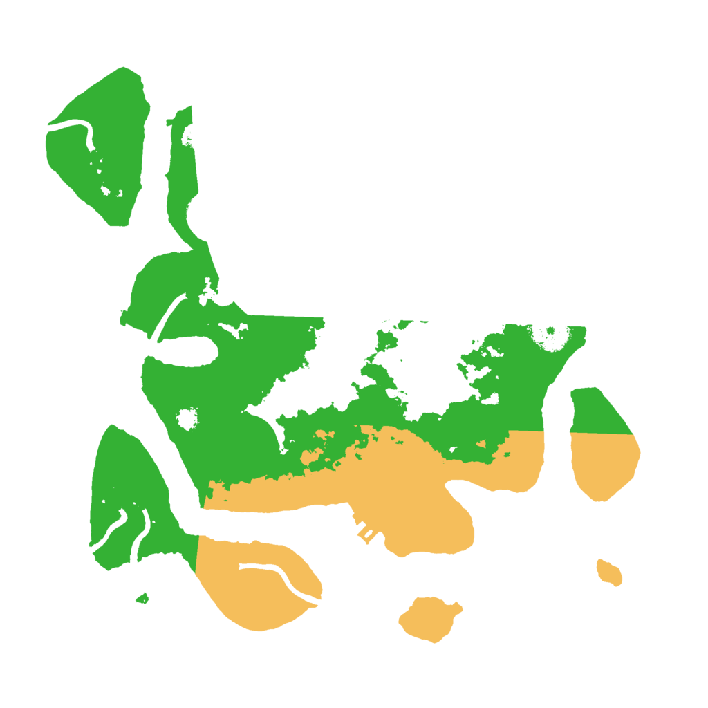 Biome Rust Map: Procedural Map, Size: 3000, Seed: 13370