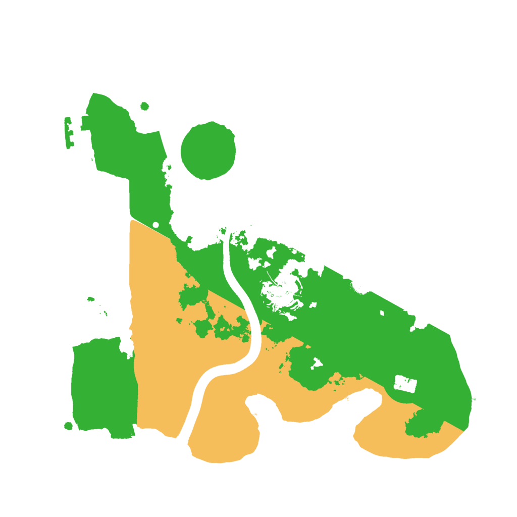 Biome Rust Map: Procedural Map, Size: 2500, Seed: 18475