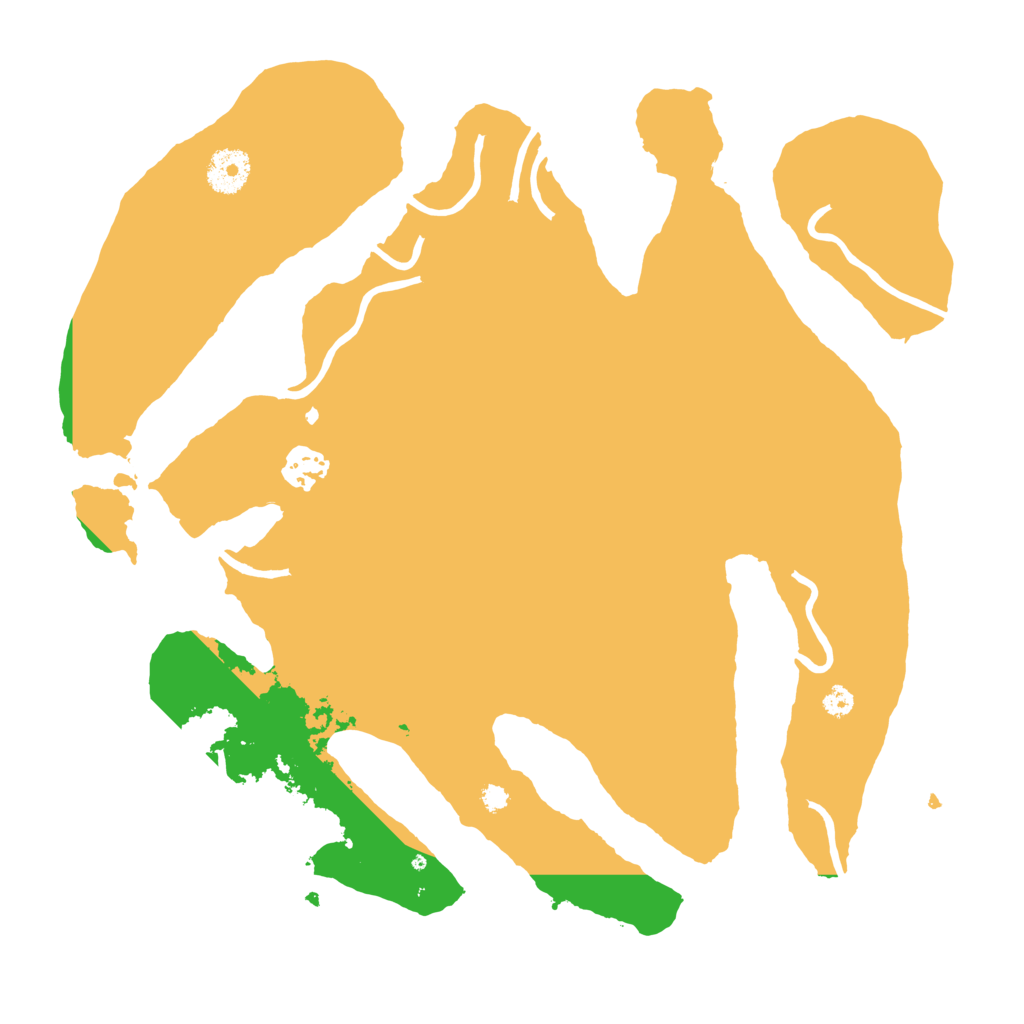Biome Rust Map: Procedural Map, Size: 3500, Seed: 162121