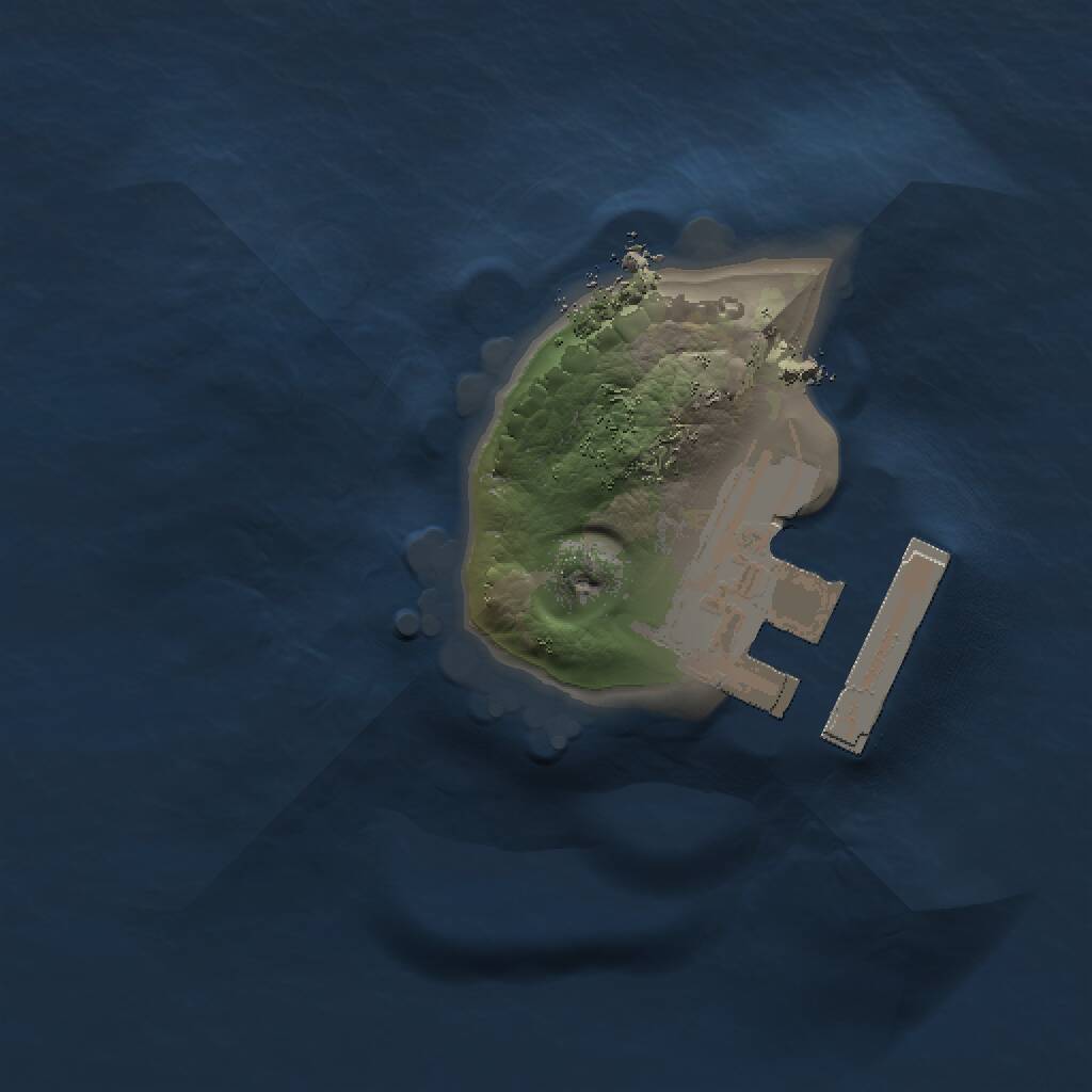 Rust Map: Procedural Map, Size: 1000, Seed: 681827224, 2 Monuments