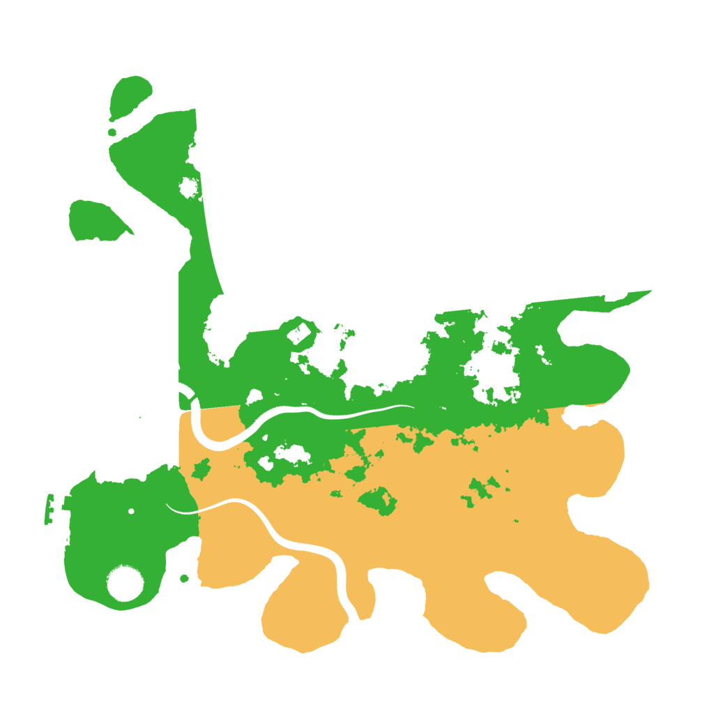 Biome Rust Map: Procedural Map, Size: 3500, Seed: 818763
