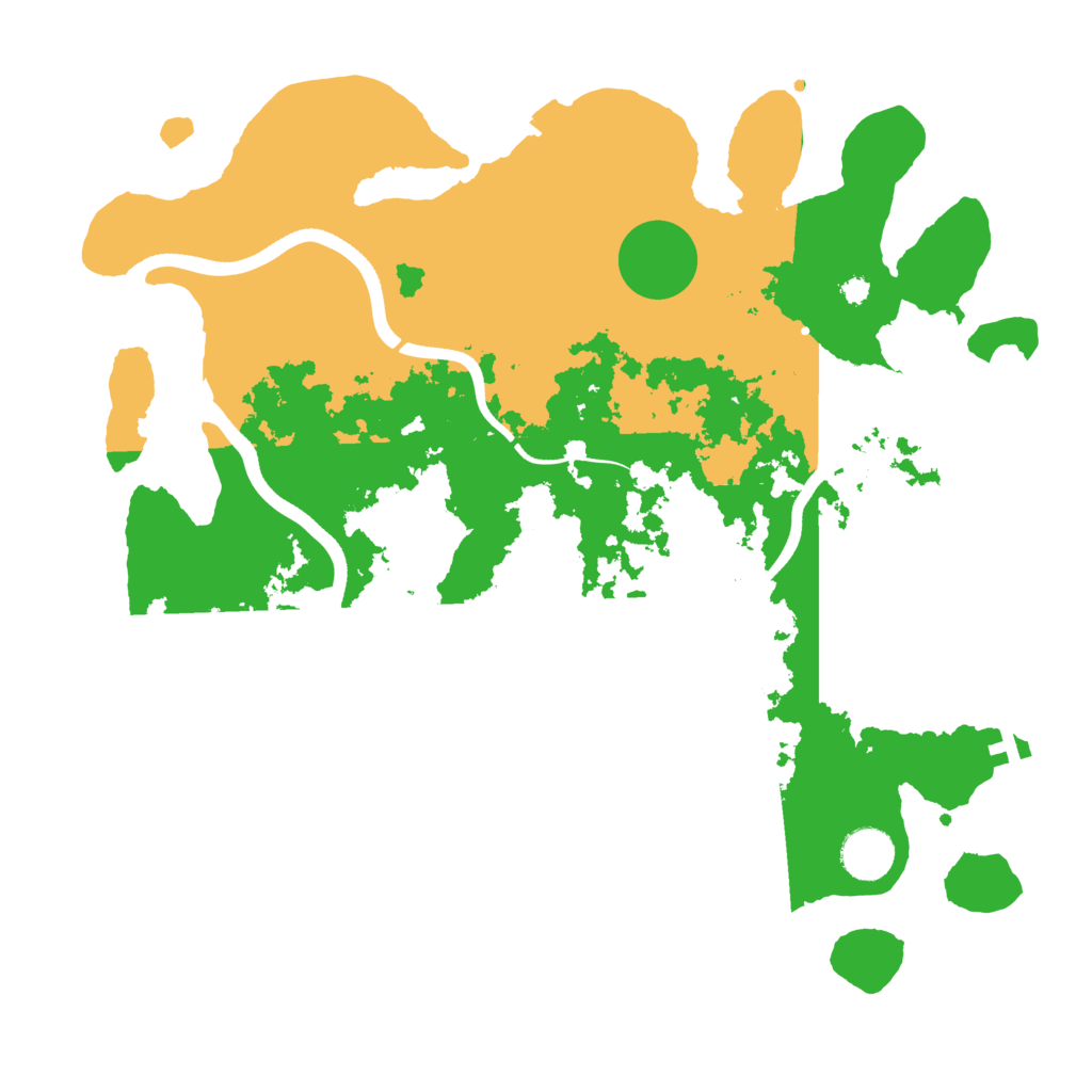 Biome Rust Map: Procedural Map, Size: 3650, Seed: 20487