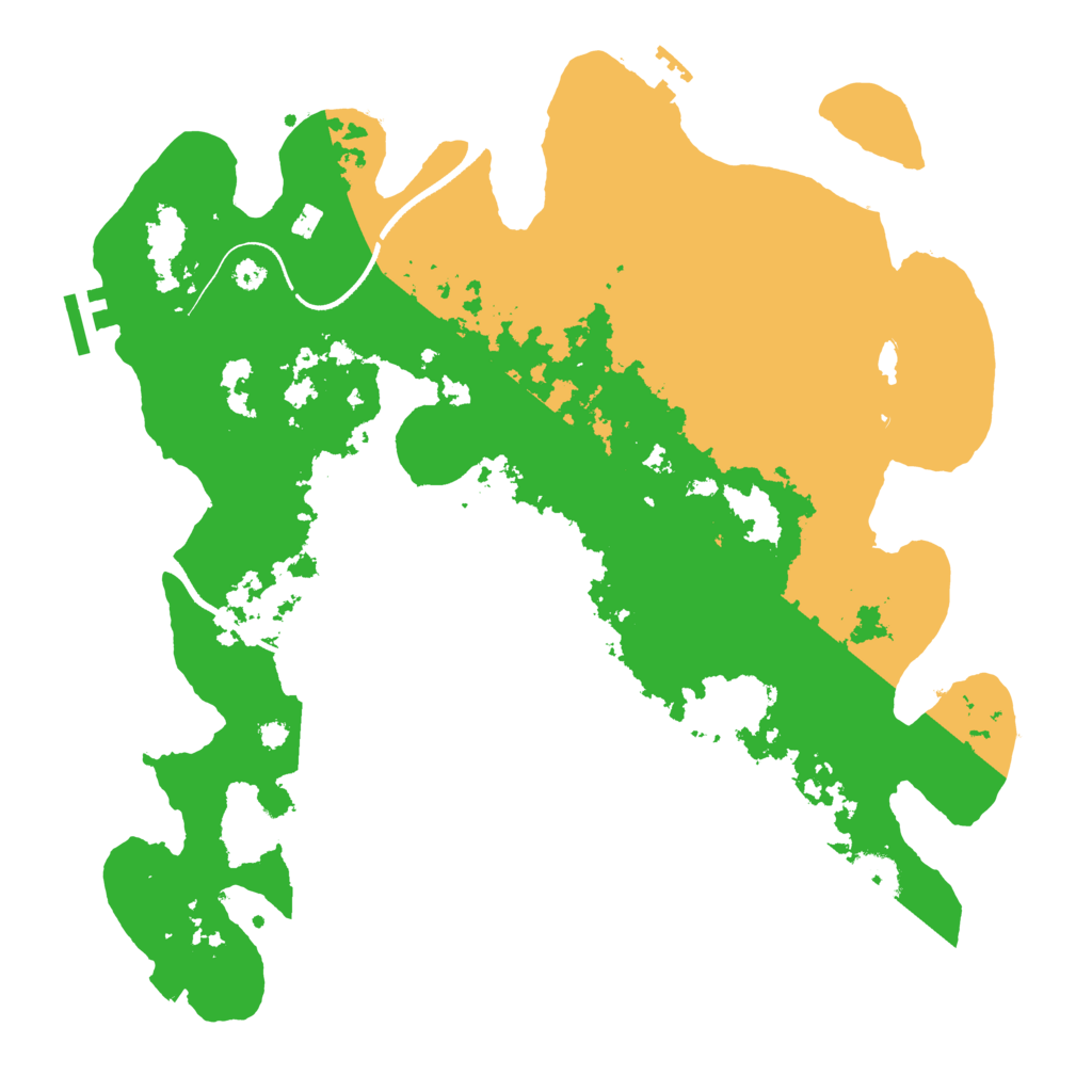 Biome Rust Map: Procedural Map, Size: 3600, Seed: 1564417119