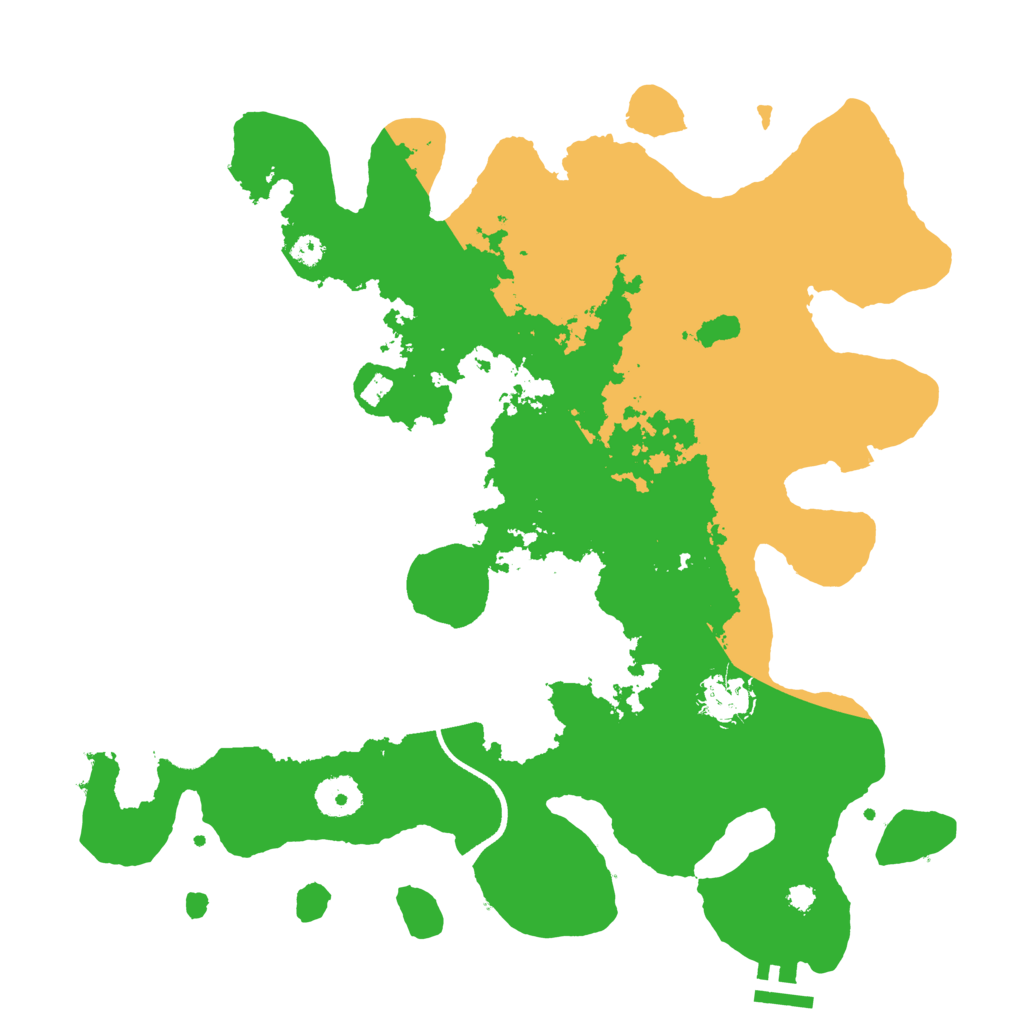 Biome Rust Map: Procedural Map, Size: 3500, Seed: 1495661459