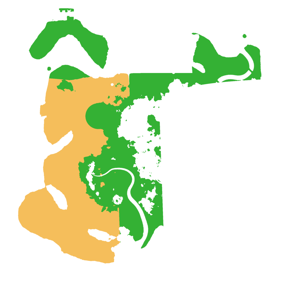 Biome Rust Map: Procedural Map, Size: 3000, Seed: 1524340743