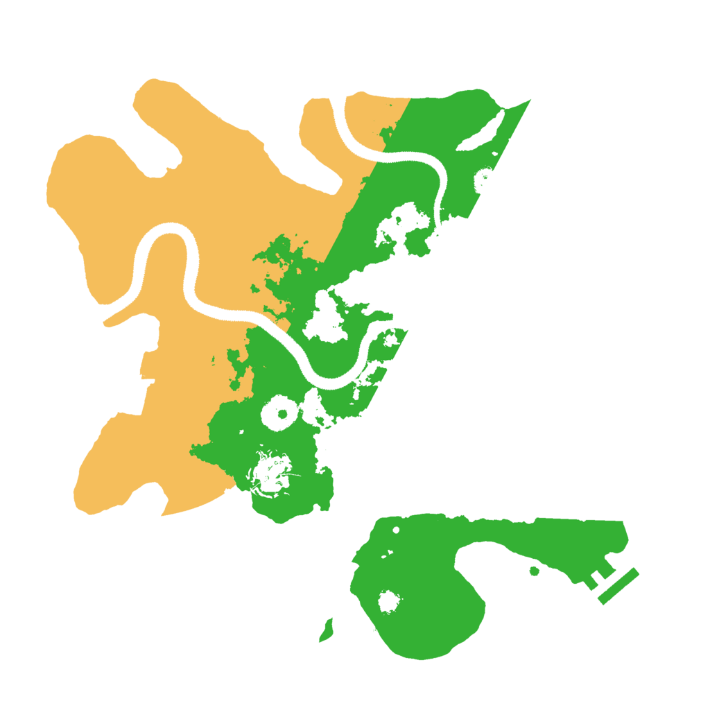 Biome Rust Map: Procedural Map, Size: 3000, Seed: 1979793105