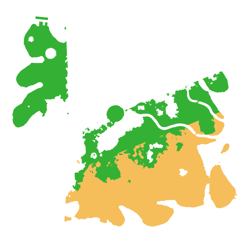 Biome Rust Map: Procedural Map, Size: 4000, Seed: 34891659