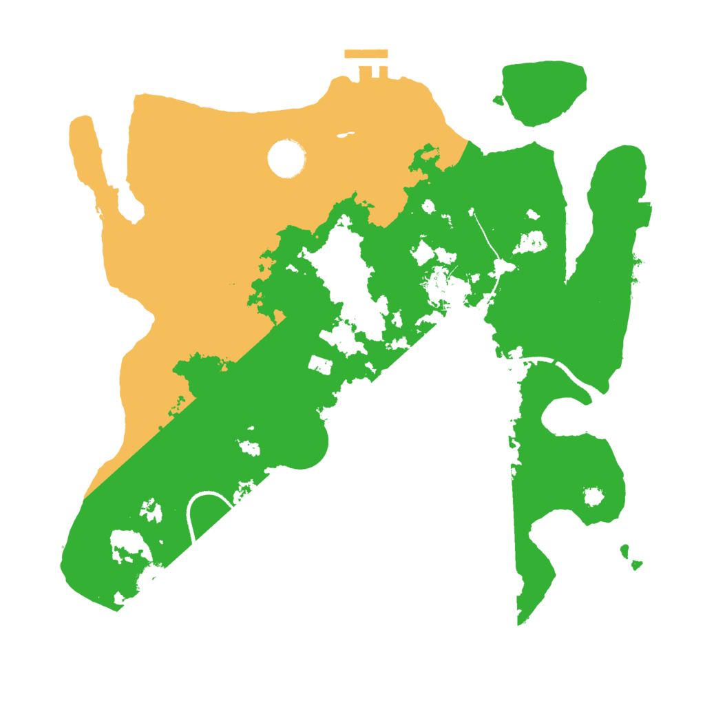 Biome Rust Map: Procedural Map, Size: 3300, Seed: 284724378