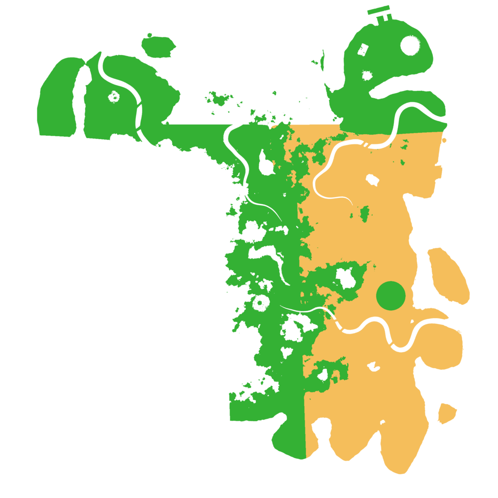 Biome Rust Map: Procedural Map, Size: 4500, Seed: 9887162