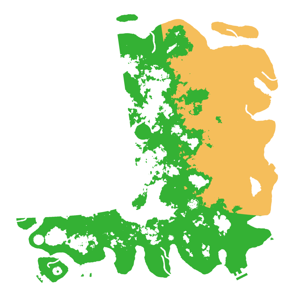 Biome Rust Map: Procedural Map, Size: 5000, Seed: 67549