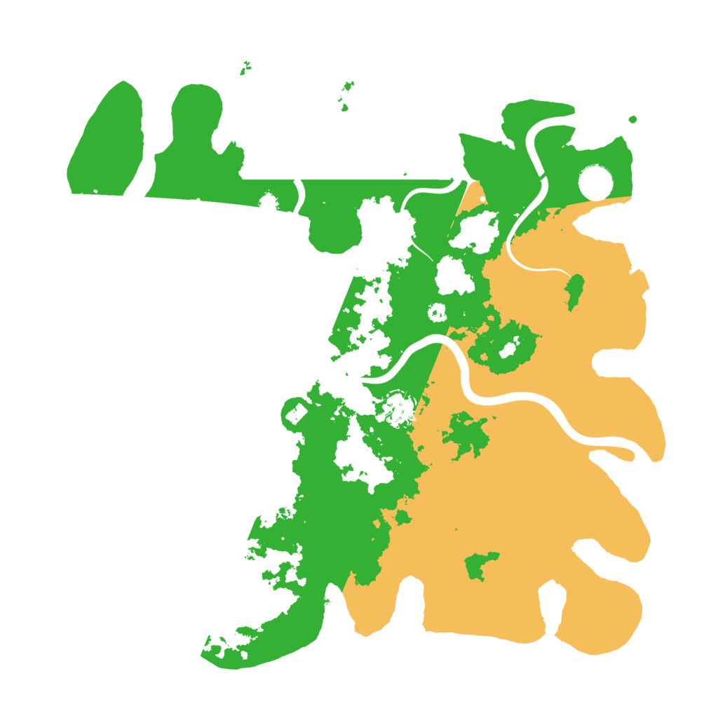 Biome Rust Map: Procedural Map, Size: 3750, Seed: 12345