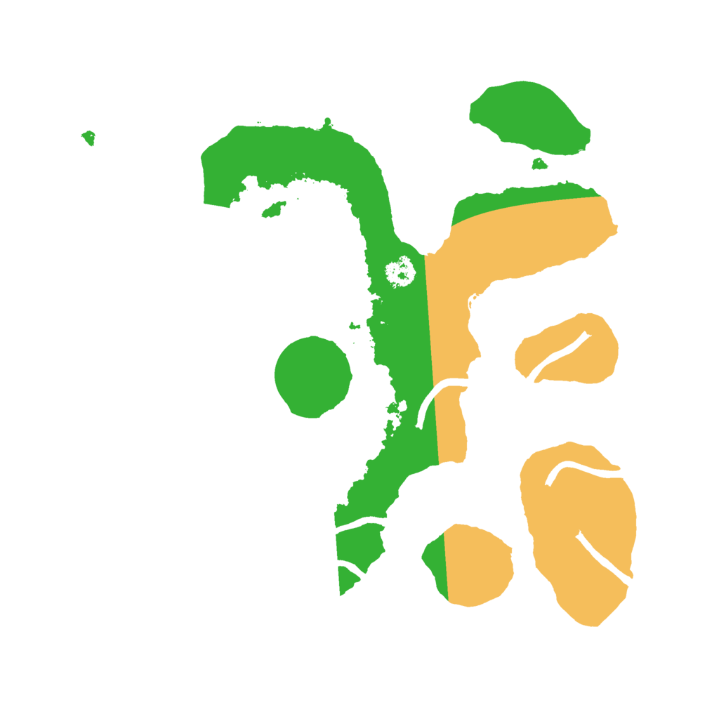 Biome Rust Map: Procedural Map, Size: 2501, Seed: 100