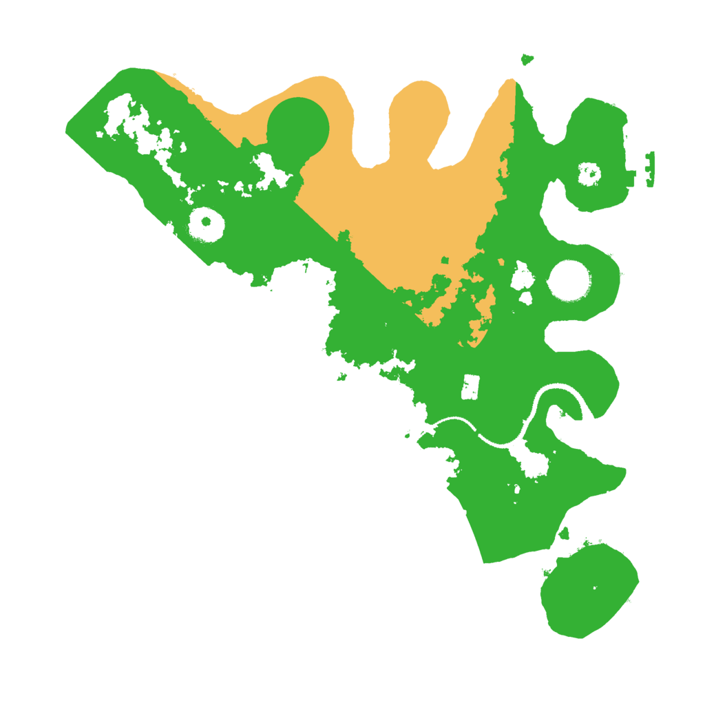 Biome Rust Map: Procedural Map, Size: 3000, Seed: 4719171