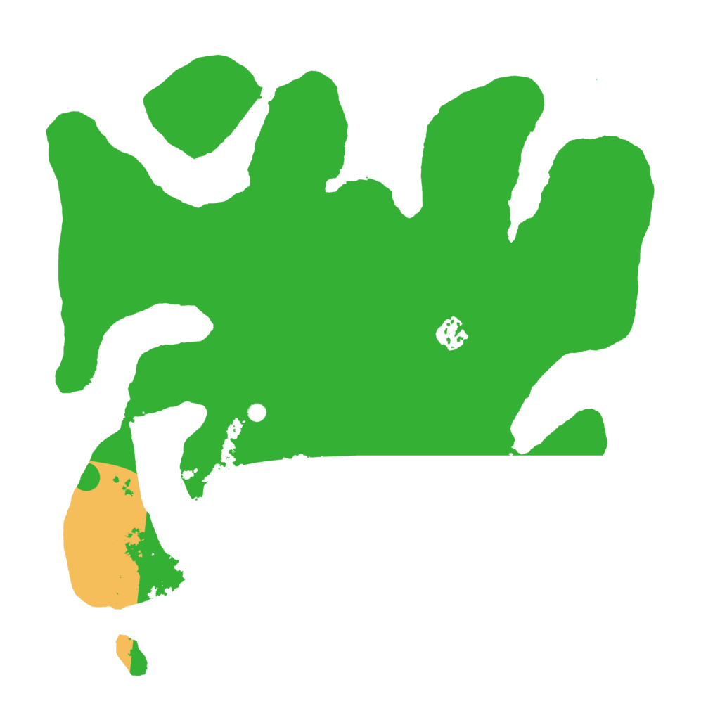 Biome Rust Map: Barren, Size: 3500, Seed: 27849849