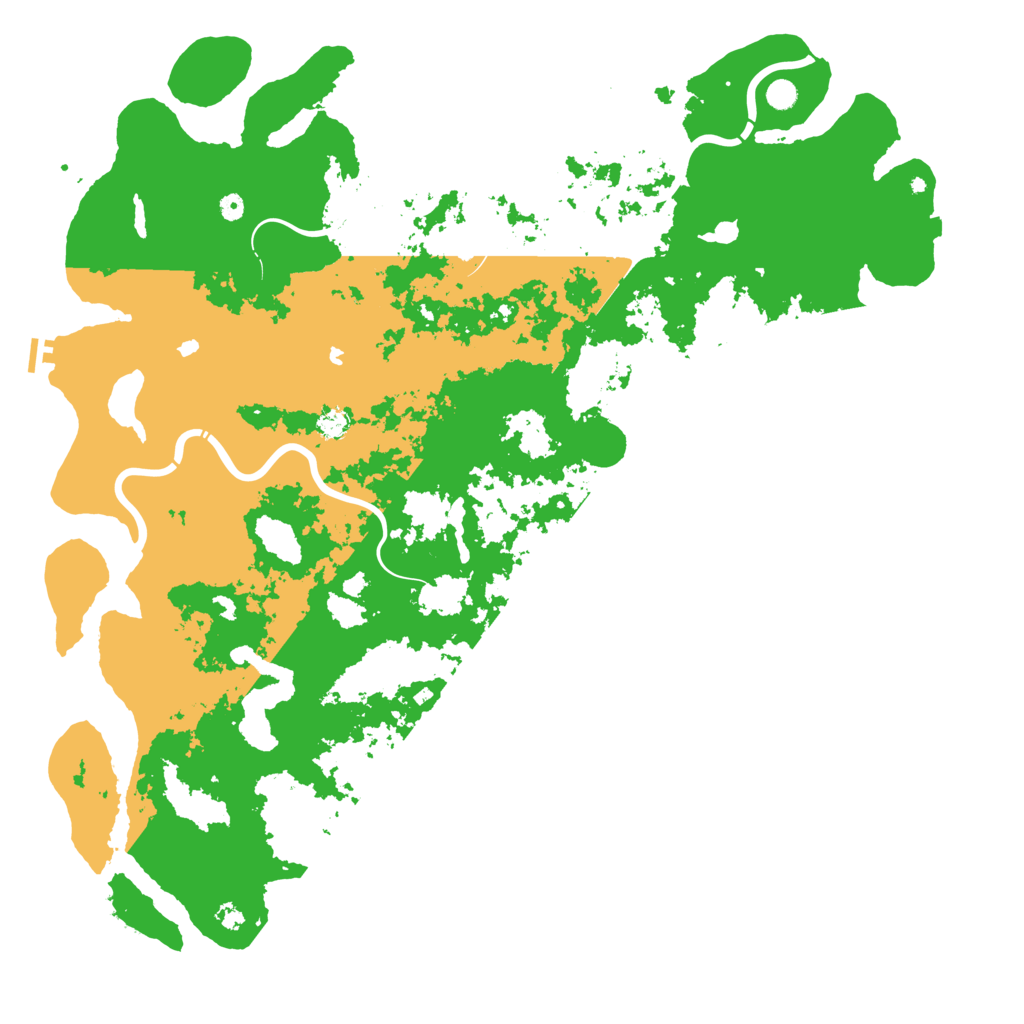 Biome Rust Map: Procedural Map, Size: 6000, Seed: 71554