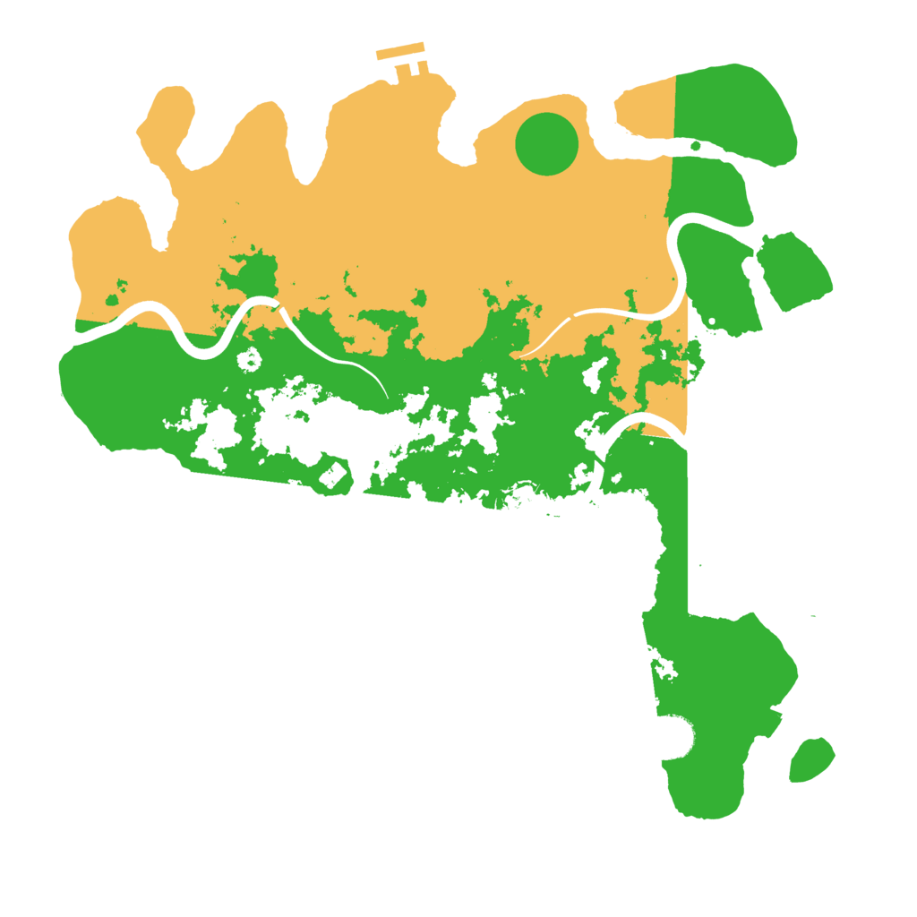 Biome Rust Map: Procedural Map, Size: 3838, Seed: 1970899798