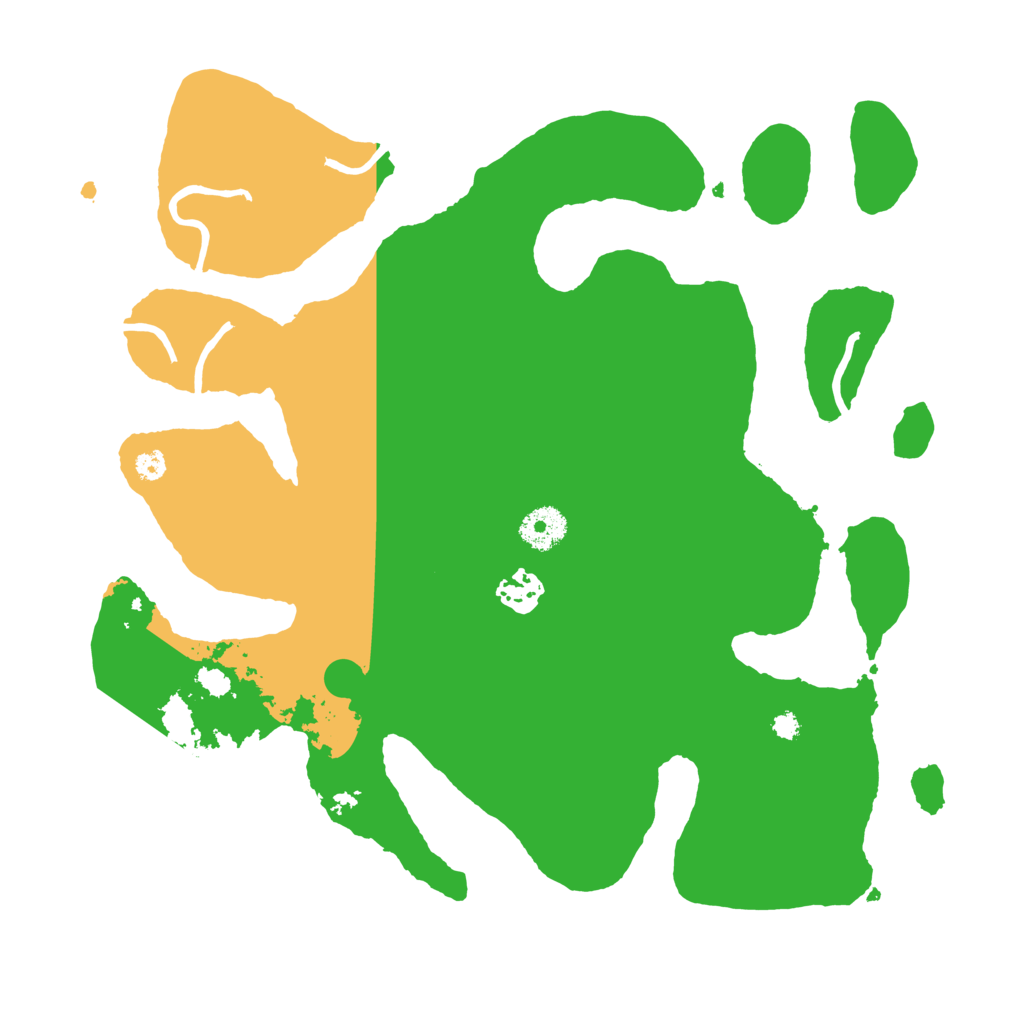 Biome Rust Map: Procedural Map, Size: 3500, Seed: 1322705484