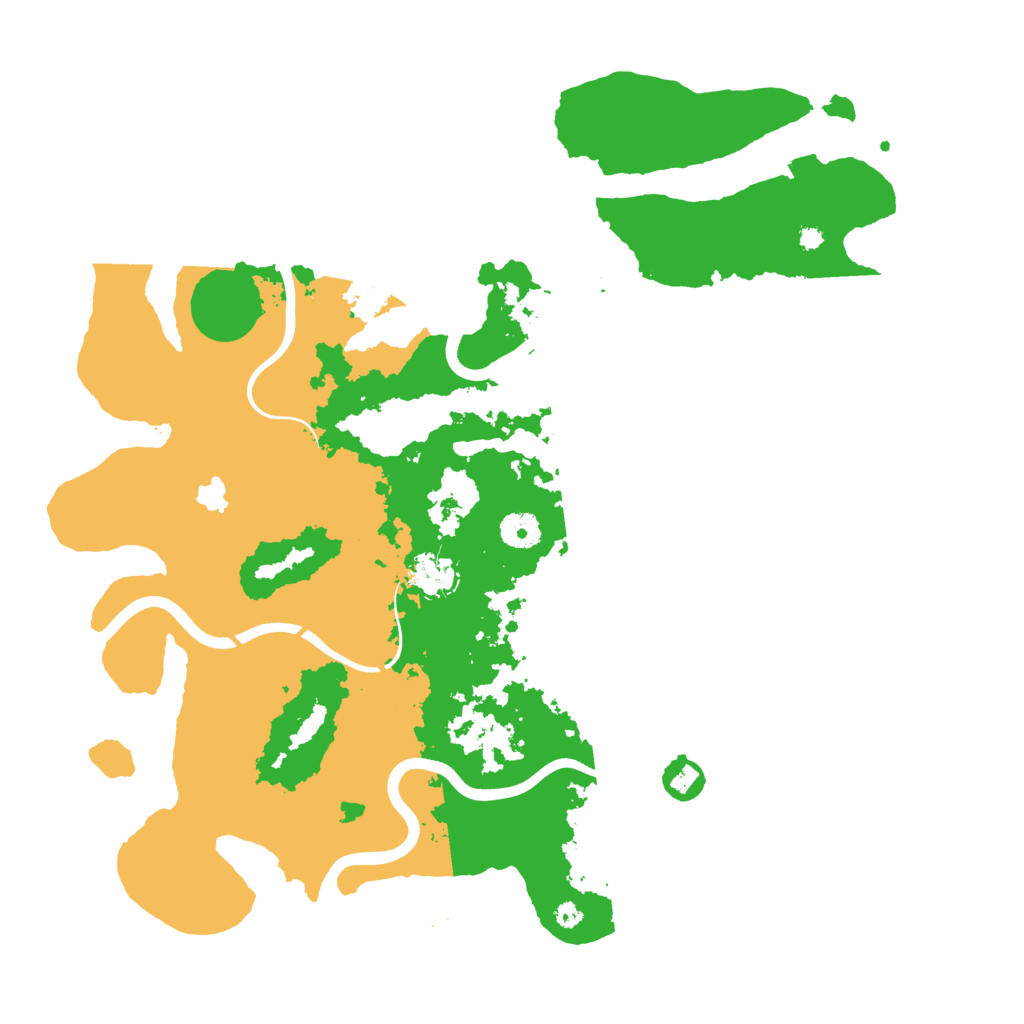 Biome Rust Map: Procedural Map, Size: 4000, Seed: 34504984