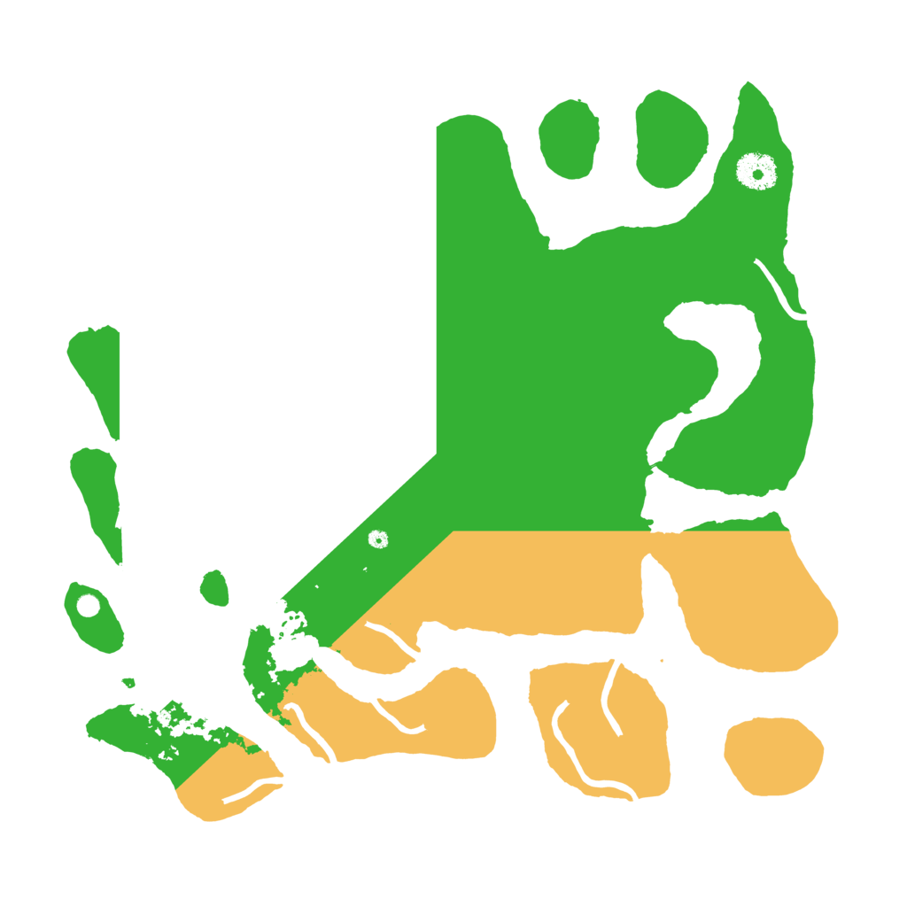 Biome Rust Map: Procedural Map, Size: 3500, Seed: 79578673