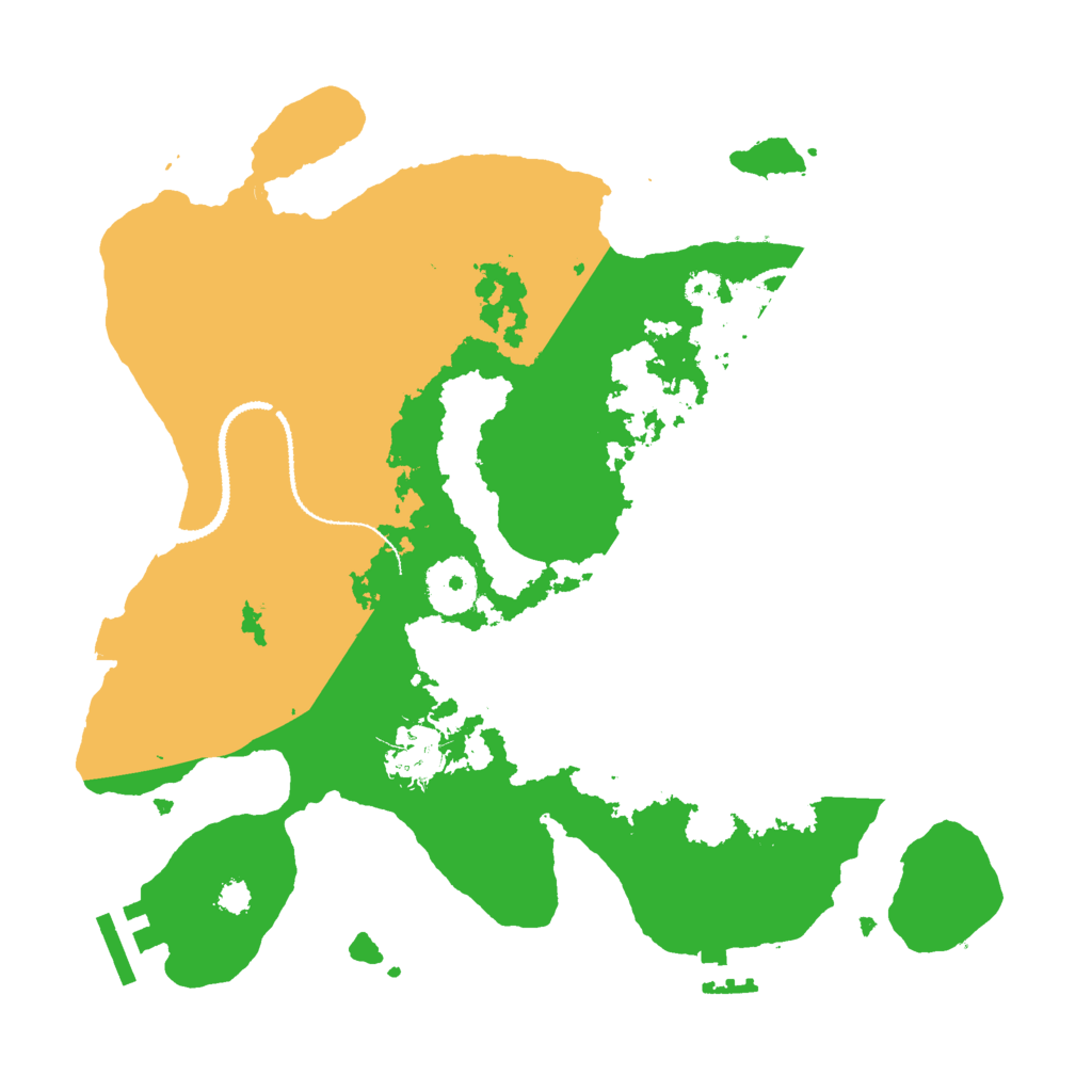 Biome Rust Map: Procedural Map, Size: 3000, Seed: 1609676974