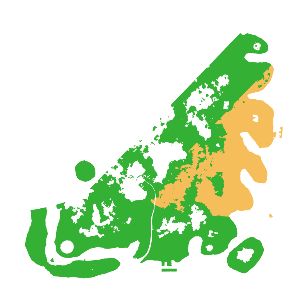 Biome Rust Map: Procedural Map, Size: 4000, Seed: 12735