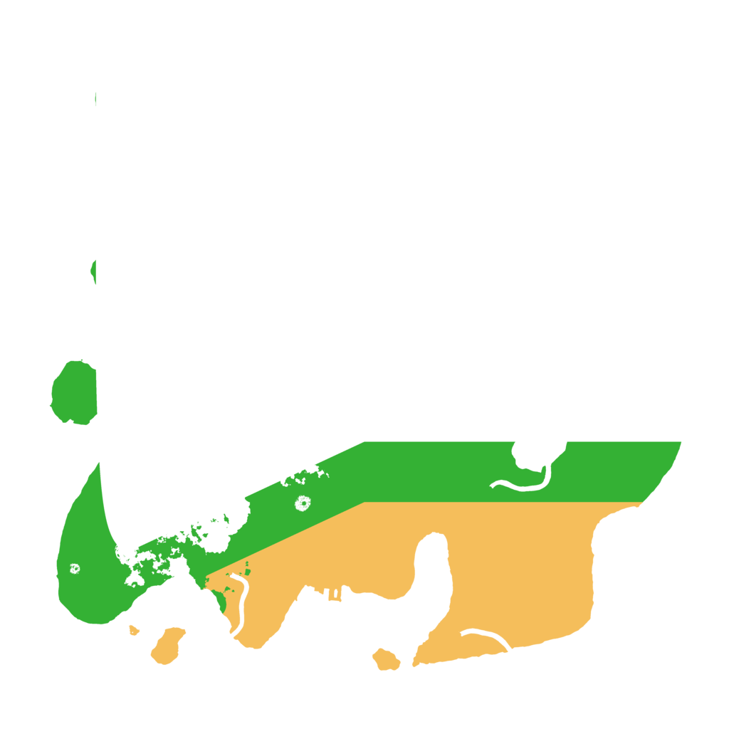 Biome Rust Map: Procedural Map, Size: 3500, Seed: 1097907280