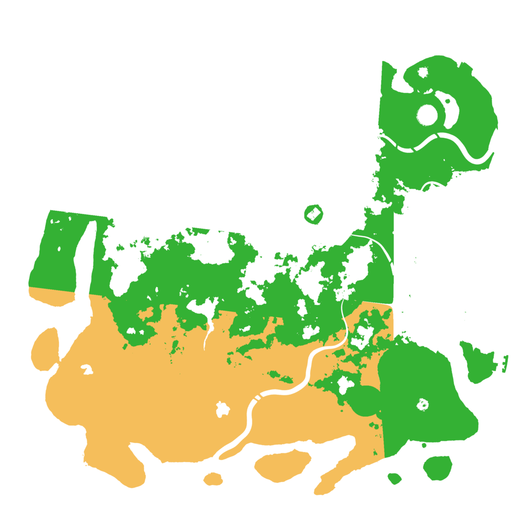 Biome Rust Map: Procedural Map, Size: 4500, Seed: 212407021