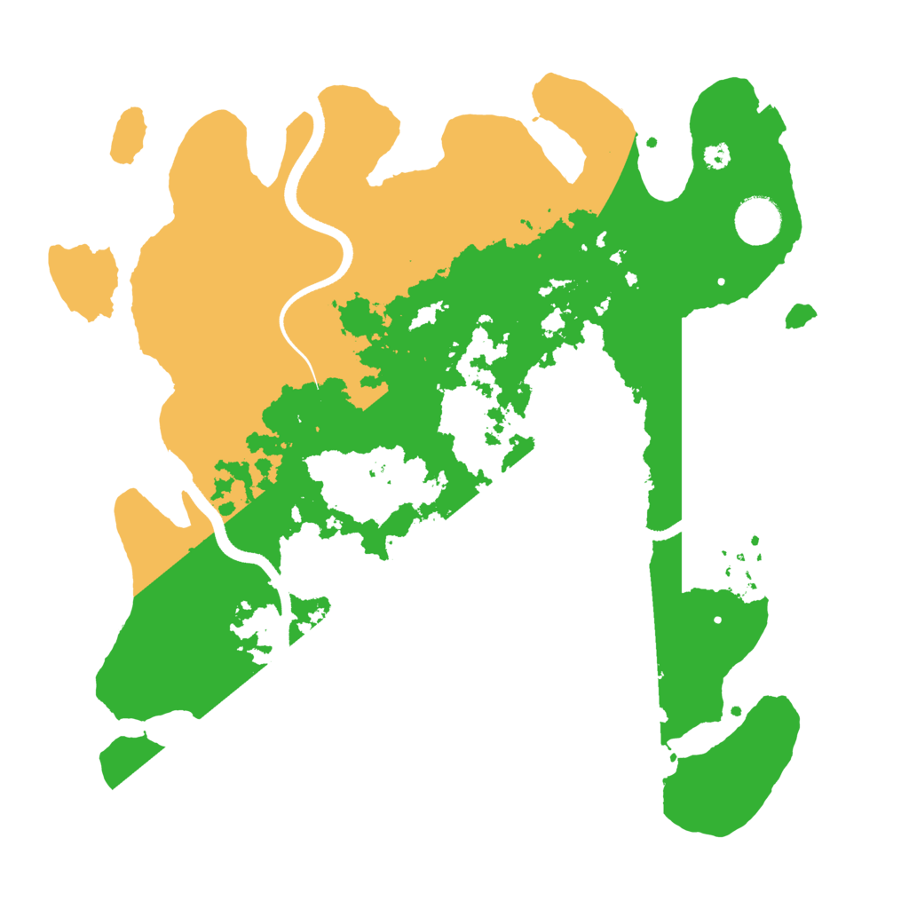 Biome Rust Map: Procedural Map, Size: 3500, Seed: 2067377031