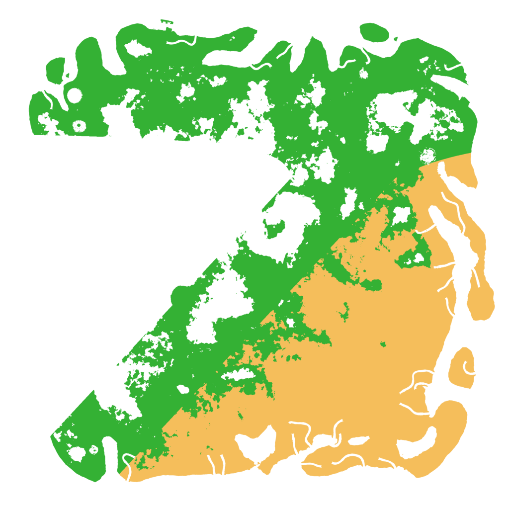 Biome Rust Map: Procedural Map, Size: 6000, Seed: 6320322