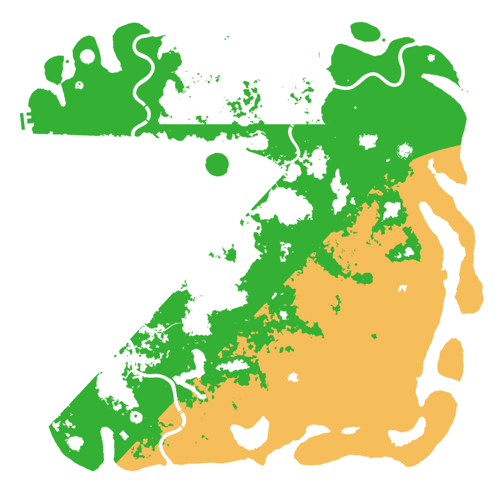 Biome Rust Map: Procedural Map, Size: 6000, Seed: 6320322