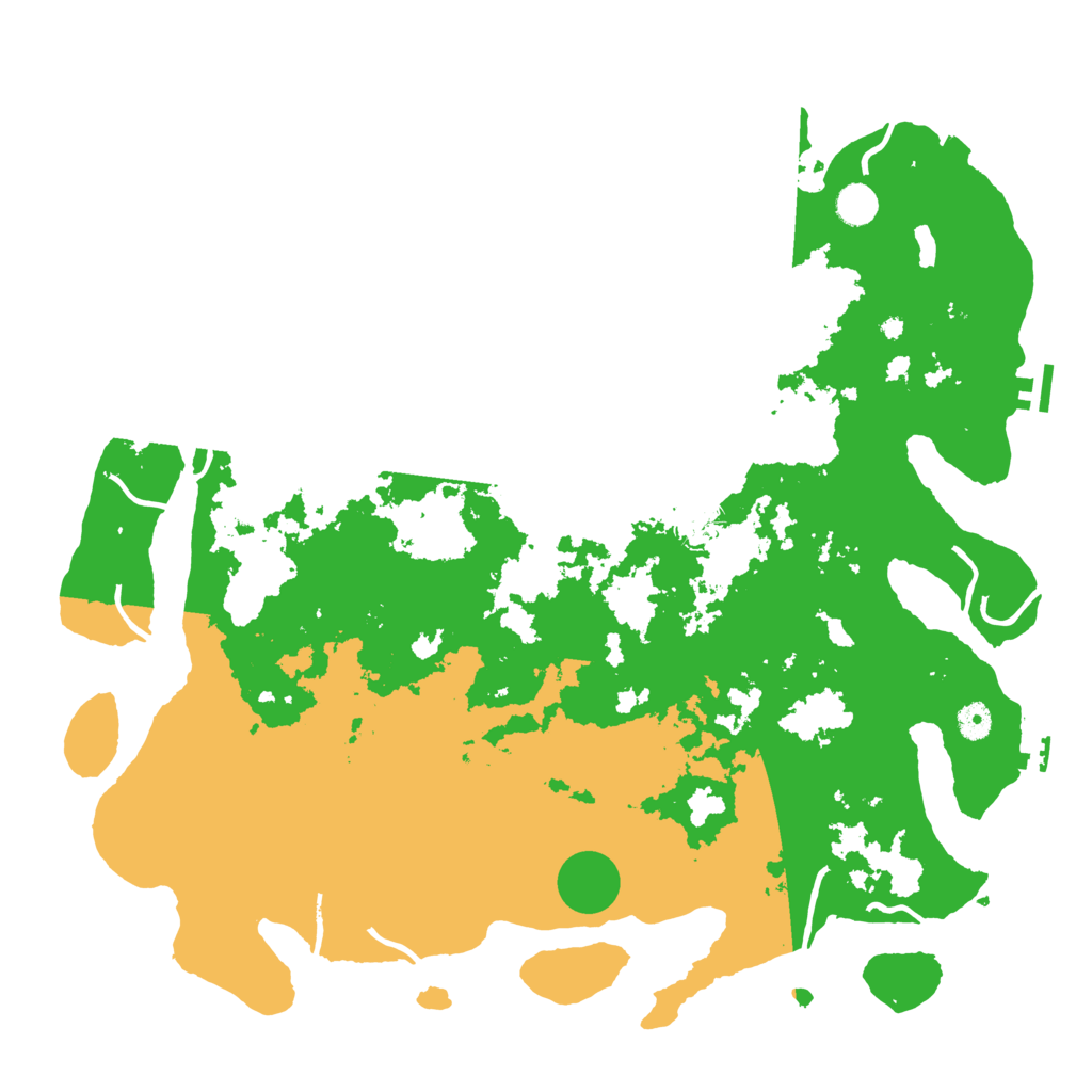 Biome Rust Map: Procedural Map, Size: 4600, Seed: 212407021