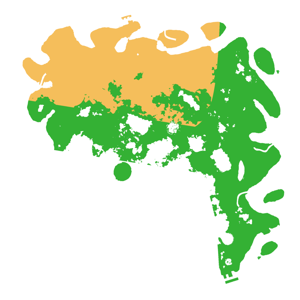 Biome Rust Map: Procedural Map, Size: 4500, Seed: 301