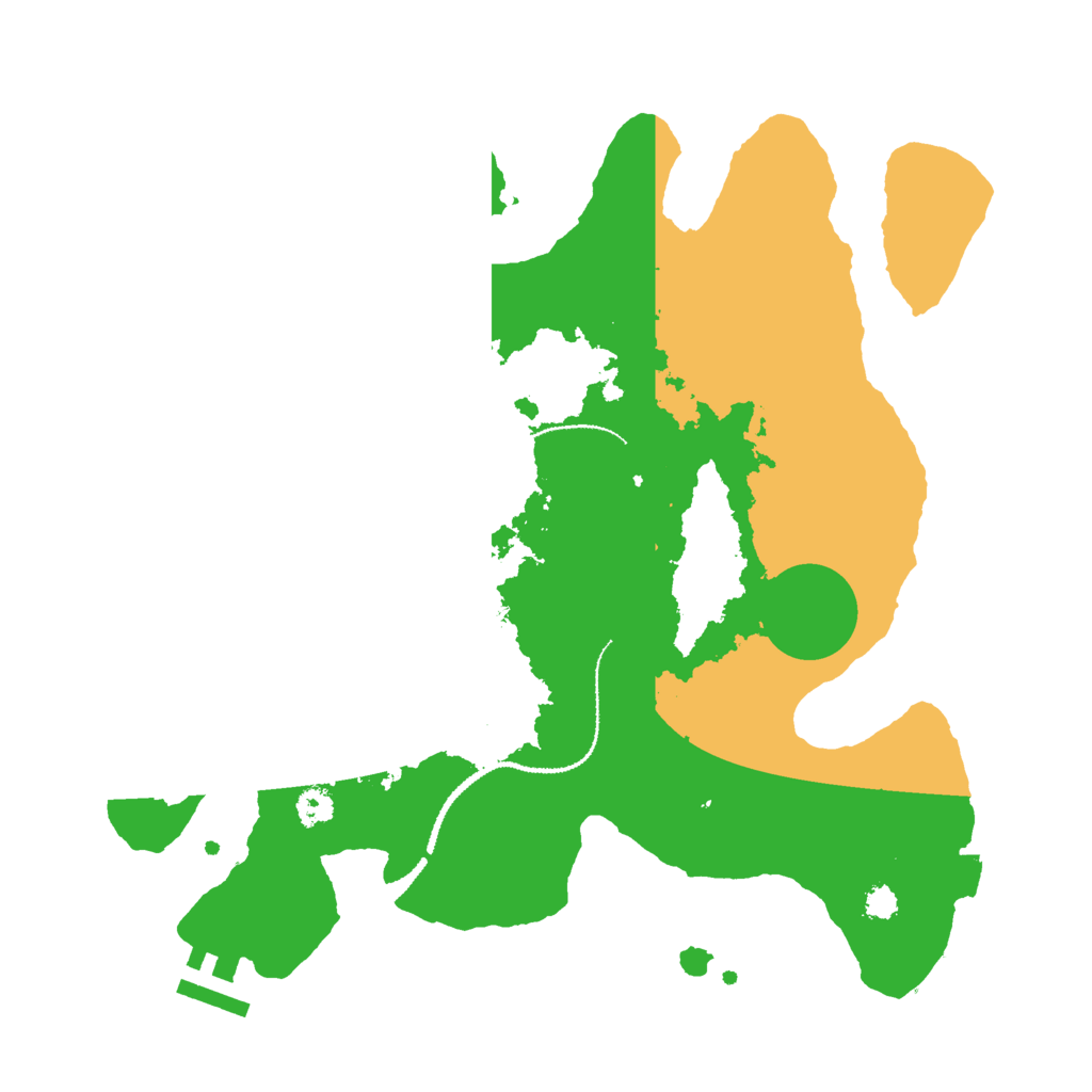 Biome Rust Map: Procedural Map, Size: 3000, Seed: 910417338