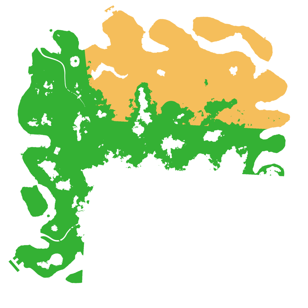 Biome Rust Map: Procedural Map, Size: 4500, Seed: 16394624