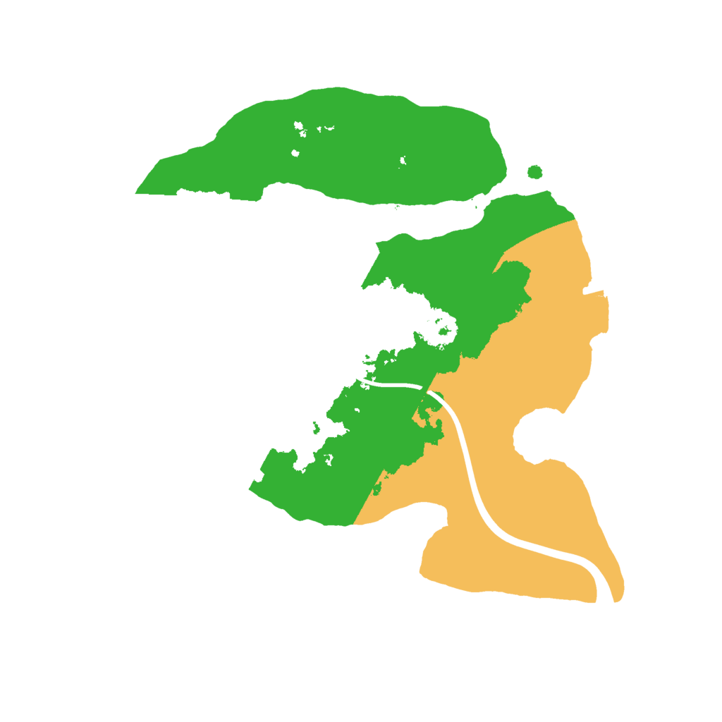 Biome Rust Map: Procedural Map, Size: 2000, Seed: 26091988