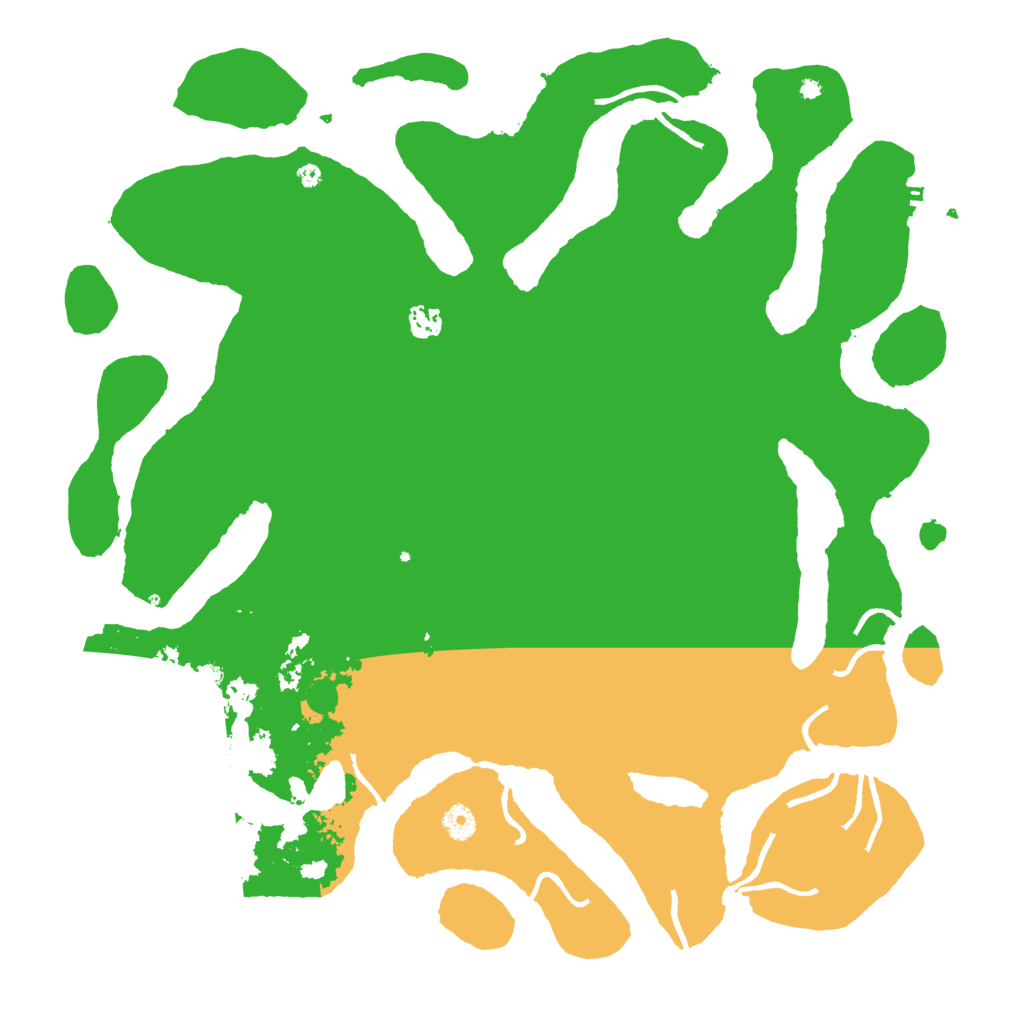 Biome Rust Map: Procedural Map, Size: 4500, Seed: 20012