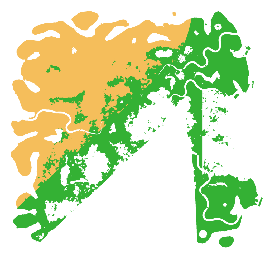 Biome Rust Map: Procedural Map, Size: 6000, Seed: 799035572