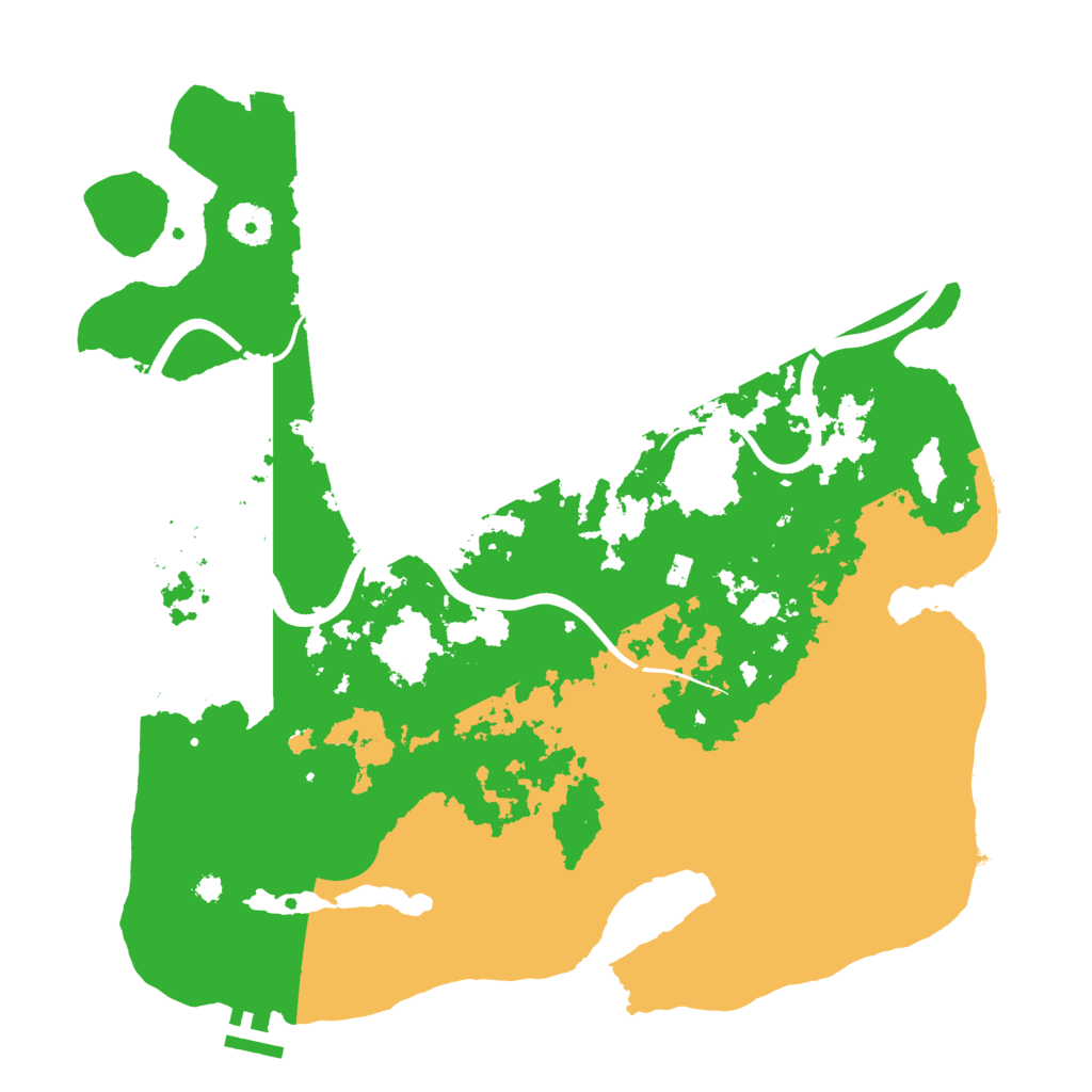 Biome Rust Map: Procedural Map, Size: 3750, Seed: 1204903745