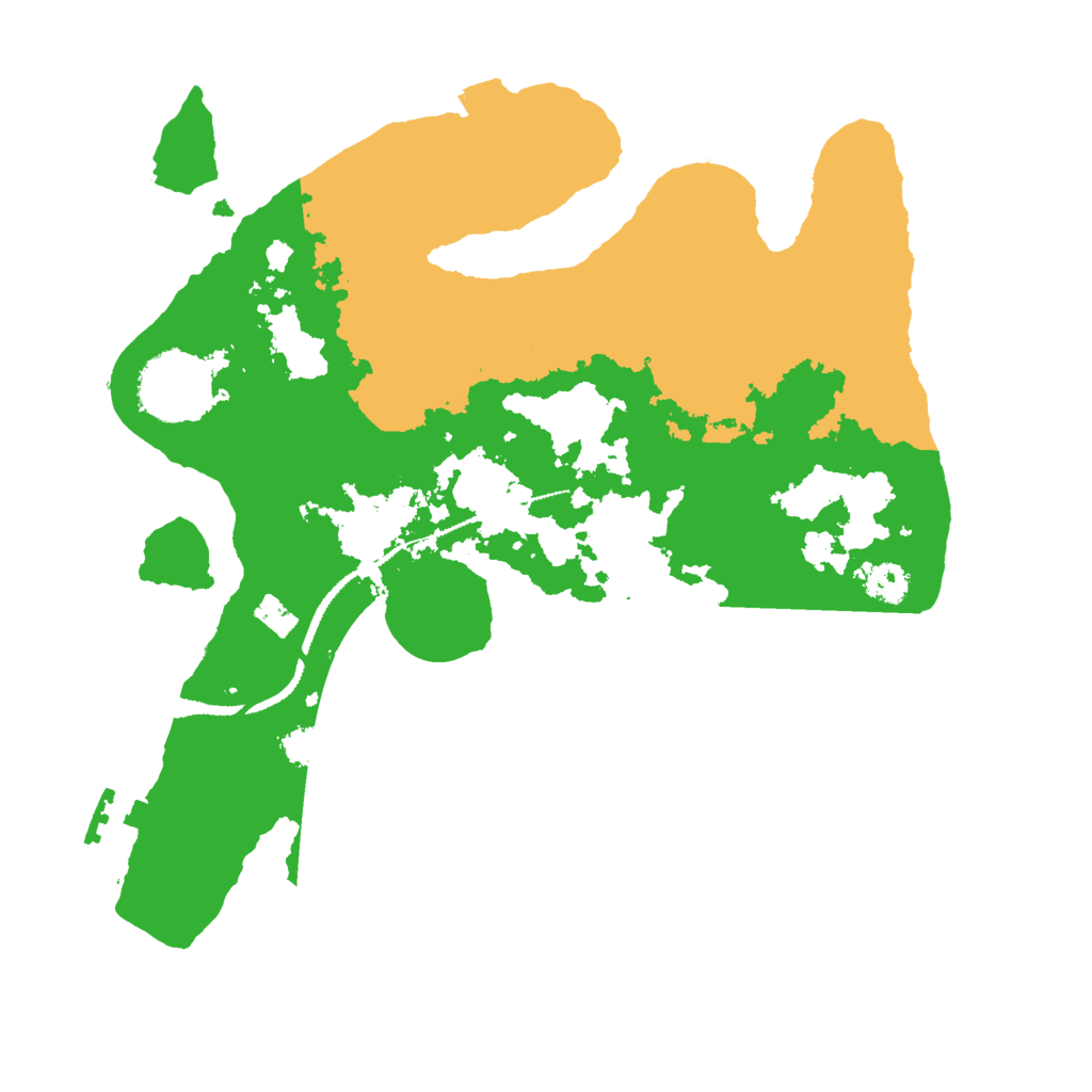 Biome Rust Map: Procedural Map, Size: 2800, Seed: 1564456